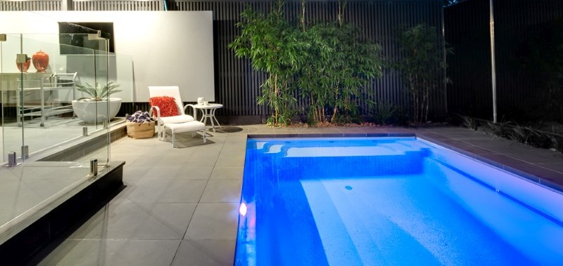 Composite Pool Solutions Variety of plunge pool colours and shapes make them a popular choice