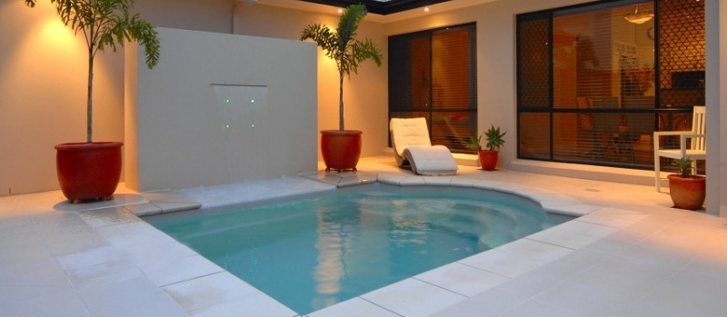 Composite Pool Solutions Fibreglass plunge pool for smaller backyard